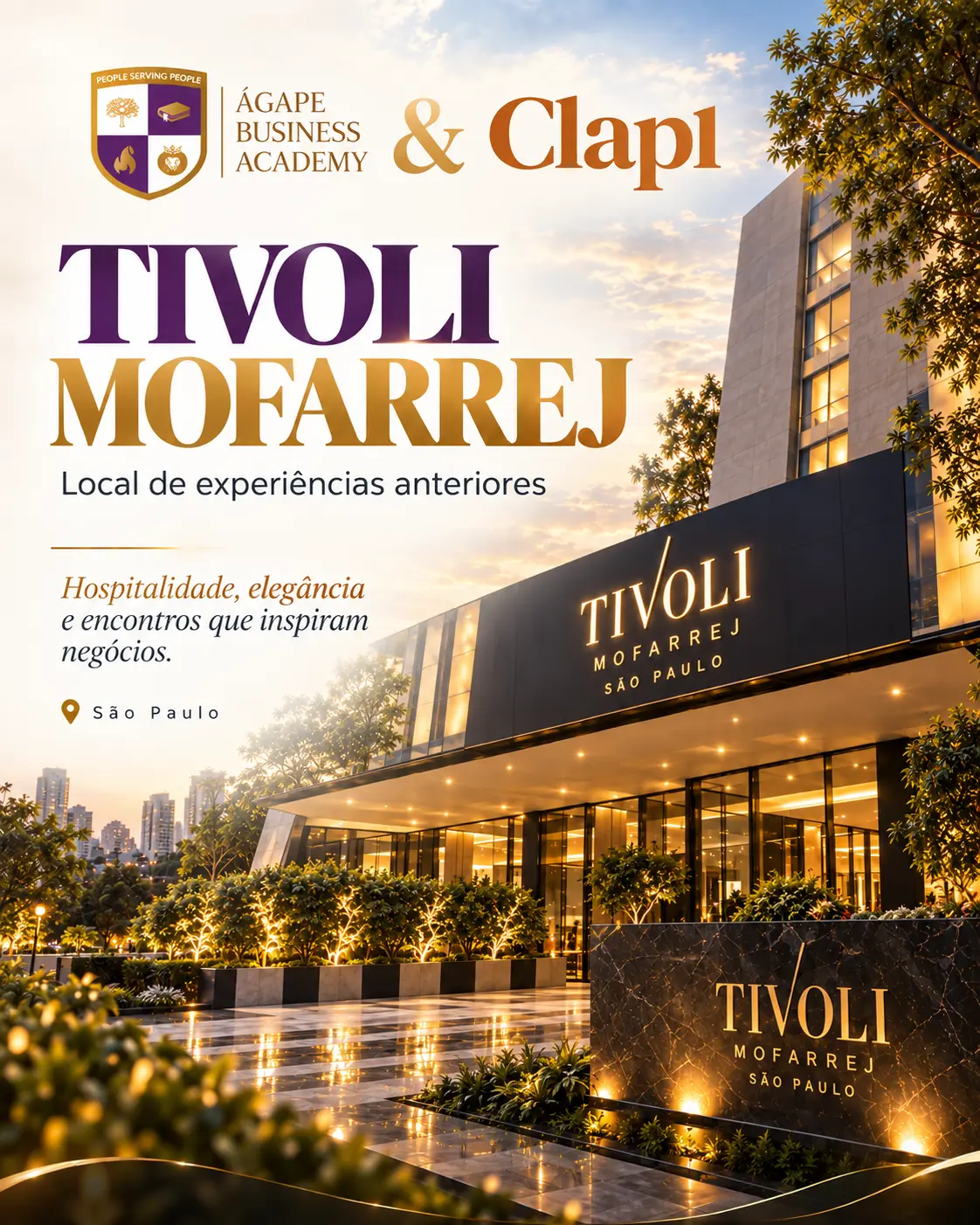 Entrada do Hotel Tivoli Mofarrej em São Paulo